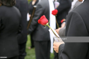 man holding rose